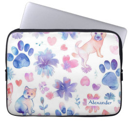 Funda Para Portátil Cachorro Personalizado Adorable 