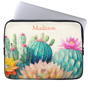 Funda Para Portátil Cacti Y Sucultores Con Nombre