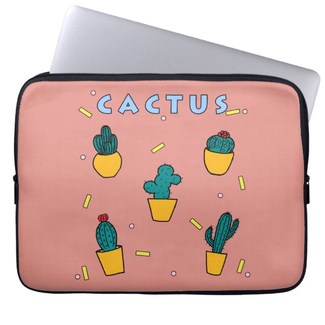 Funda Para Portátil Cactus (Frente)