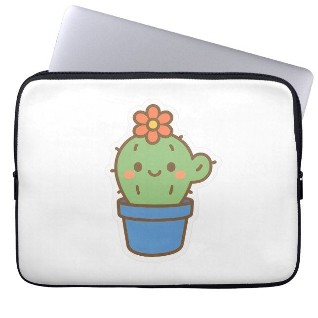 Funda Para Portátil Cactus caprichos (Frente)