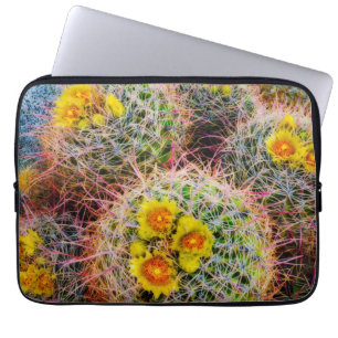 Funda Para Portátil Cactus de barril en primer plano, California
