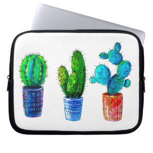 Funda Para Portátil cactus de la acuarela