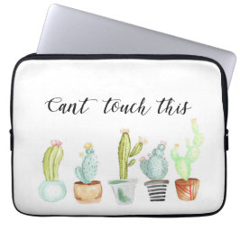 Funda Para Portátil Cactus Garden | Acuarela