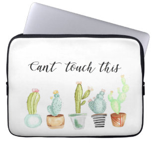 Funda Para Portátil Cactus Garden Acuarela