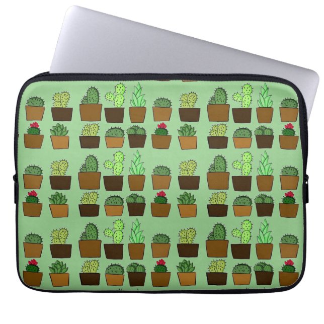 Funda Para Portátil Cactus lindos 13" caja del ordenador portátil (Frente)