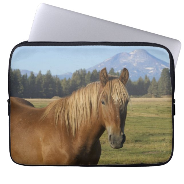 Funda Para Portátil Cadena Cascade | Caballo castaño (Frente)