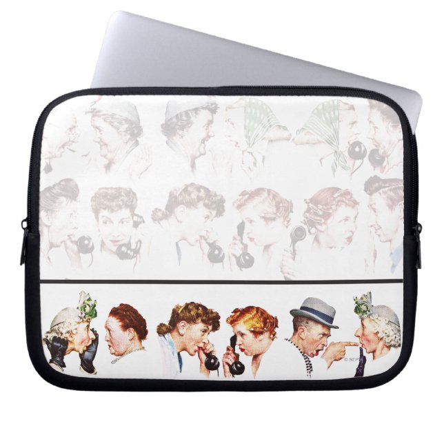 Funda Para Portátil Cadena del chisme (Frente)