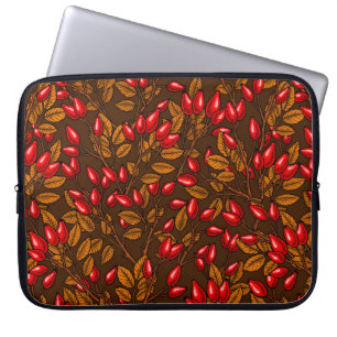 Funda Para Portátil caderas de Rosa, marrón y rojo
