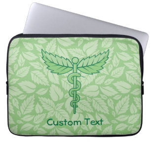 Funda Para Portátil Caduceus con hojas en segundo plano Manga para por