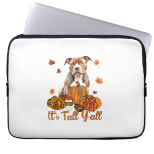 Funda Para Portátil Cae en la caída del perro de Pitbull