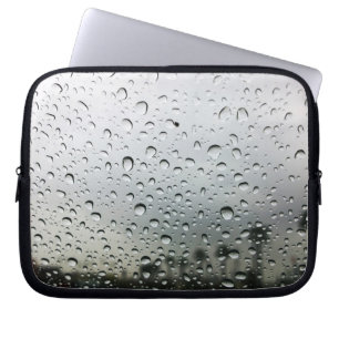 Funda Para Portátil Cae la lluvia en el parabrisas de California