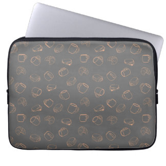 Funda Para Portátil Café Croissants