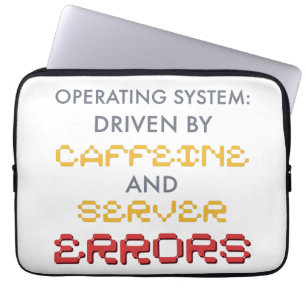 Funda Para Portátil Café divertido para programadores y errores del se