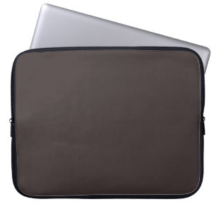 Funda Para Portátil Café negro (color sólido)