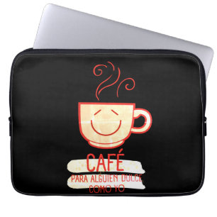 Funda Para Portátil Café y Dulce