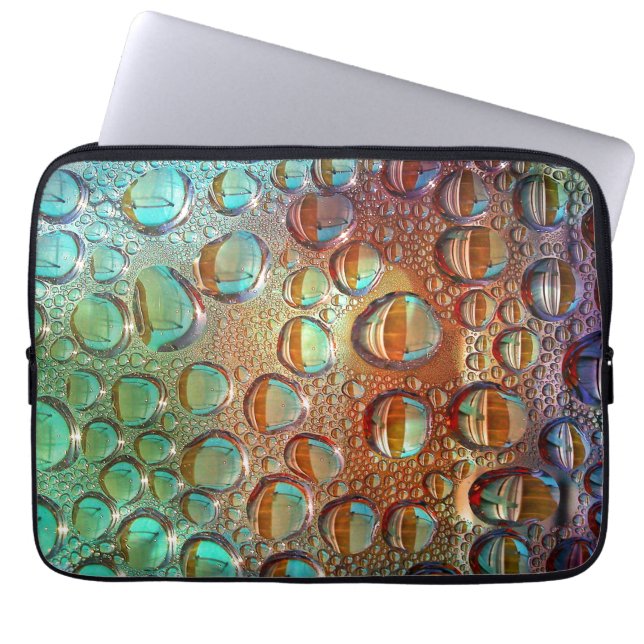 Funda Para Portátil Caídas en arco iris (Frente)