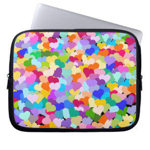 Funda Para Portátil Caja colorida del ordenador portátil del confeti