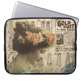 Funda Para Portátil Caja de los anuncios de la moda del chica del