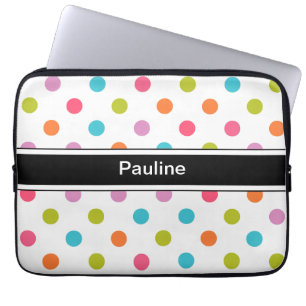 Funda Para Portátil Caja del ordenador portátil del monograma