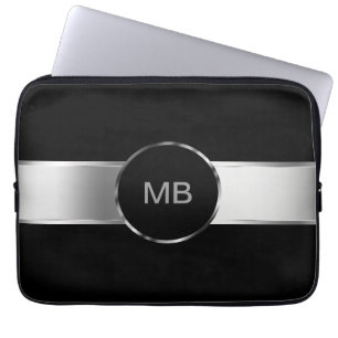 Funda Para Portátil Caja del ordenador portátil del monograma de los