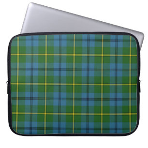 Funda Para Portátil Caja del ordenador portátil del tartán de Johnst