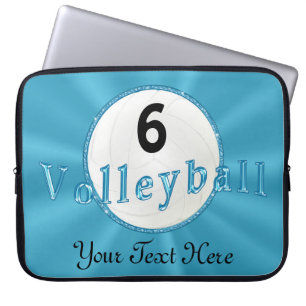 Funda Para Portátil Cajas personalizadas del voleibol para los