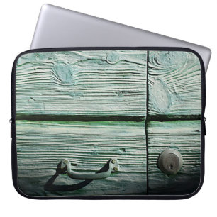 Funda Para Portátil Cajón de madera marrón