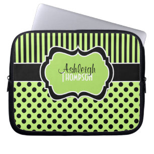Funda Para Portátil Cal, negro, blanco, manga del ordenador portátil