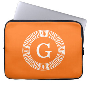 Funda Para Portátil Calabaza Cuyo marco de la llave griega del marco d