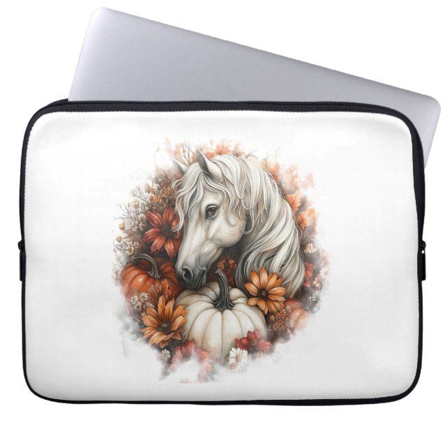 Funda Para Portátil Calabaza de campo de caballo (Frente)