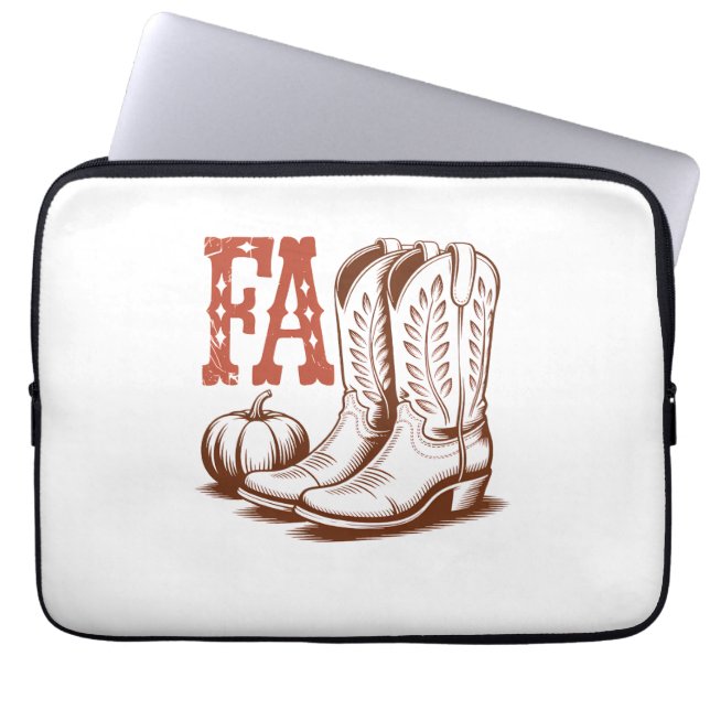 Funda Para Portátil Calabaza de Nova Caída Otoño (Frente)