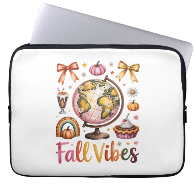 Funda Para Portátil Calabaza del país de los camisas Fox (Frente)