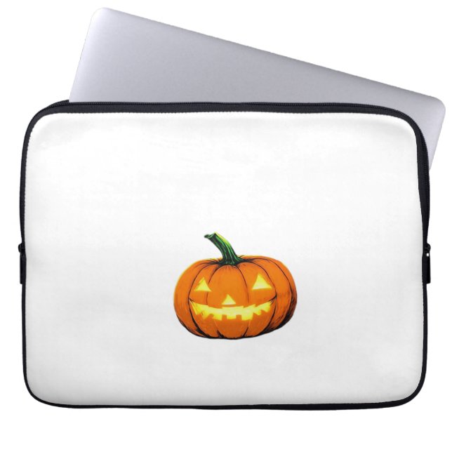 Funda Para Portátil Calabaza nocturna estrellada Halloween Van Gogh Th (Frente)