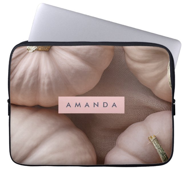 Funda Para Portátil Calabaza Pastel personalizada y elegante con estil (Frente)