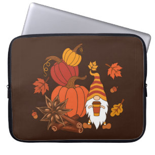Funda Para Portátil Calabazas, anís estrellado, palos de canela, hojas