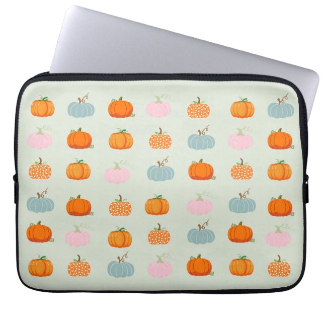 Funda Para Portátil Calabazas coloridas (Frente)