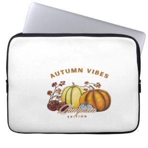 Funda Para Portátil calabazas de otoño Camiseta clásica.png