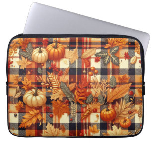 Funda Para Portátil Calabazas hojas de arce de arce de otoño águilas d