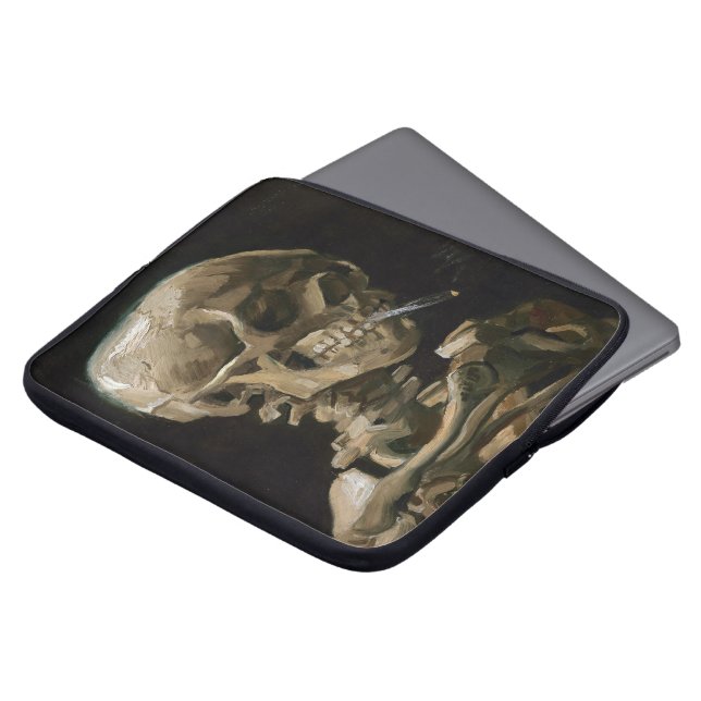 Funda Para Portátil Calavera con arte Vicente van Gogh (Superior anverso)