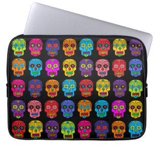 Funda Para Portátil Calavera de azúcar