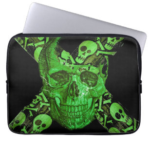 Funda Para Portátil Calavera de Halloween #2