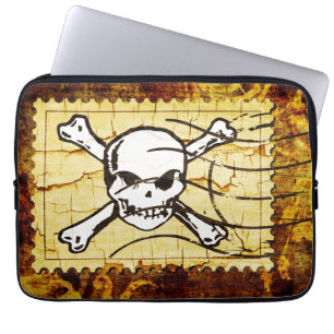 Funda Para Portátil Calavera Divertida Estampa Vintage 3