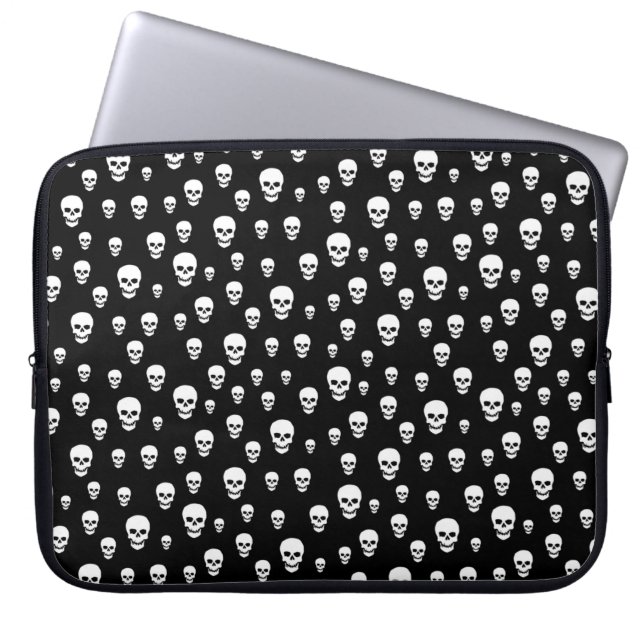 Funda Para Portátil Calaveras (Frente)