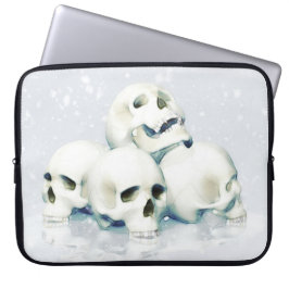 Funda Para Portátil Calaveras en la nieve
