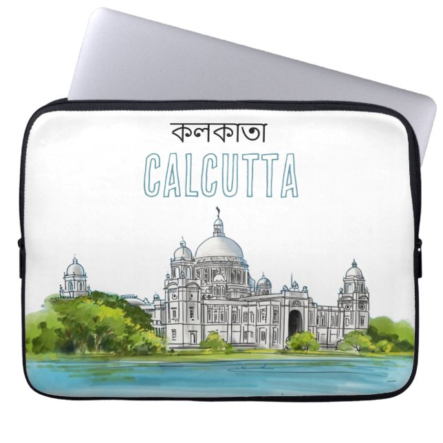 Funda Para Portátil Calcuta "Victoria Memorial" Kolkata Bengali (Frente)