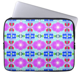 Funda Para Portátil Calidoscopio Flor de Azure