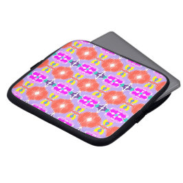 Funda Para Portátil Calidoscopio Flor Solar