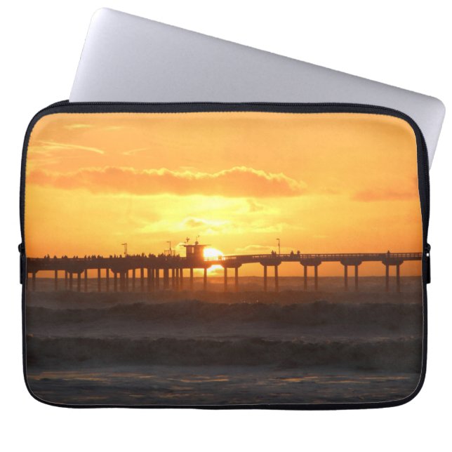 Funda Para Portátil California Peer at the Sunset (Frente)