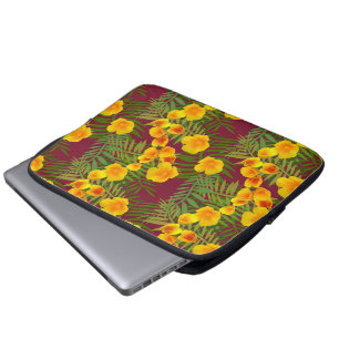 Funda Para Portátil California Poppy Sunshine