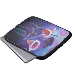 Funda Para Portátil Callas Púrpura Lilac Y Arte Púrpura
